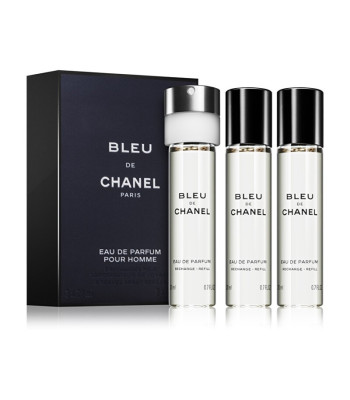 Bleu De Chanel - EDP kārtridžs 3 x 20 ml