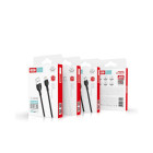 XO kabelis NB200 USB - microUSB 1.0 m 2.1A balts