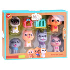 Gumijas figūriņu komplekts suņiem 6gab ZA4786