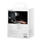 Baseus automobilinis įkroviklis su ištraukiamu 2w1 30W kabeliu, 1x USB-C 1x "Lightning, juodas