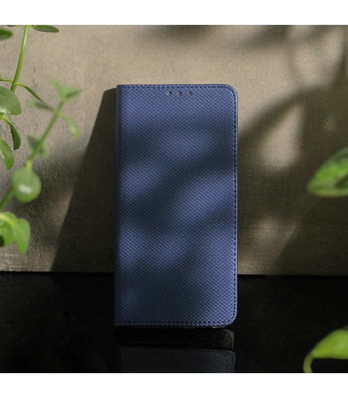 Dėklas knygelė Smart Magnet, skirtas Samsung Galaxy M35 5G tamsiai mėlynas