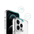 Dėklas Crystal telefonui iPhone 12 12 Pro 6,1 skaidrus