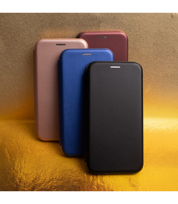 "Smart Diva" dėklas, skirtas "Samsung Galaxy A16 4G A16 5G", juodos spalvos
