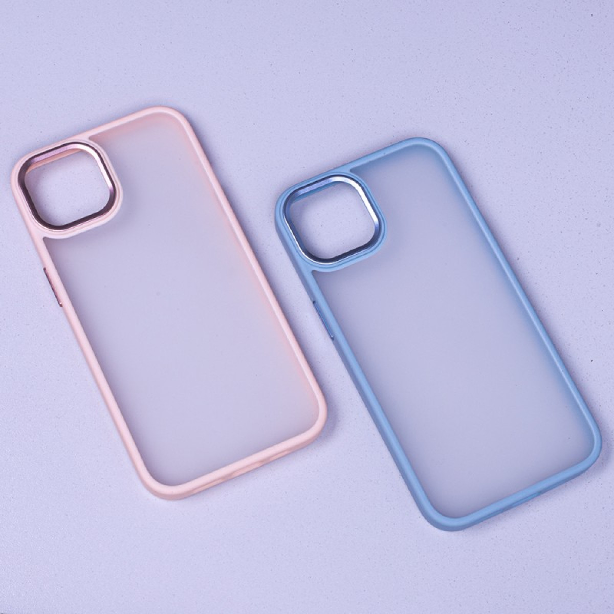 Matinis satino dėklas iPhone 16 Plus 6,7 rožinės spalvos