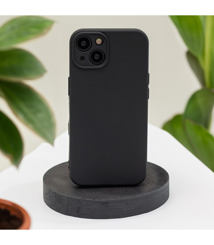 Silikoninis dėklas iPhone 16 6,1 juodas