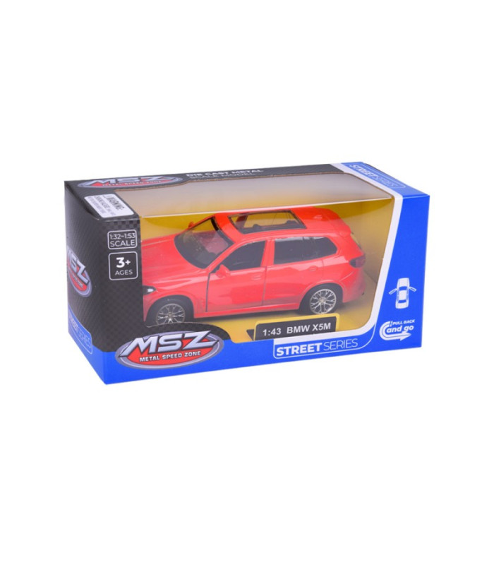 MSZ kolekcionuojamas modelis, licencijuotas metalinis automobilis BMW X5M 1:43 ZA5459