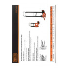 Sulankstomas rankinis krautuvas Black+Decker ST BB H305, max. apkrova 90kg