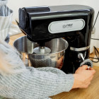 Maišyklė tešlai, galia 1500w max, 6l nerūdijančio plieno dubuo
