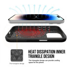 "Vmax" trikampis dėklas "iPhone 12 Pro 6,1", juodas
