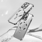 "Vmax" galvanizavimo Mag TPU dėklas "iPhone 15 Plus" 6,7 juodas