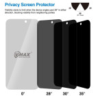 "Vmax" grūdintas stiklas 0,33 mm 2,5D labai skaidrus privatumo stiklas, skirtas "iPhone X" / "XS" / "11 Pro
