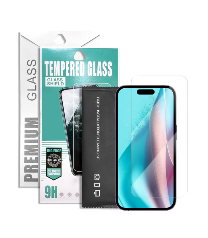 Grūdintas stiklas 2,5D Premium, skirtas "iPhone 13" / "13 Pro 6,1" / "14 Pro 6,1