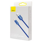 "Baseus" laidas "Crystal Shine" USB - "Lightning" 1,2 m 2,4A mėlynas