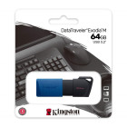 "Kingston" kaupiklis DataTraveler Exodia M DTXM 64GB, mėlynos spalvos