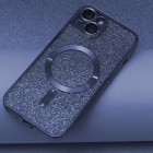 "Glitter Chrome Mag" dėklas "iPhone 15 Plus" 6,7 mėlynas