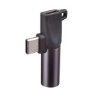 "Akyga" adapteris AK-AD-62 C tipo USB (m) / C tipo USB (f) / 3,5 mm lizdas