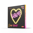 Neoninė LED lemputė LOVE HEART violetinė balta NNE02 Neolia