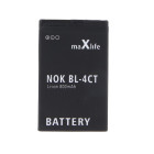 "Maxlife" akumuliatorius, skirtas "Nokia 5310" / "6600 fold" / "6700" / "7210" / "2720" / "X3" BL-4CT 800 mAh
