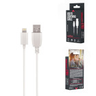 "Maxlife" kabelis USB - "Lightning" 2,0 m 2A, baltas