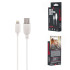 "Maxlife" kabelis USB - "Lightning" 2,0 m 2A, baltas