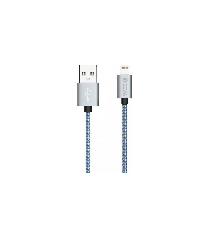 "Devia" kabelis Vogue USB - Lightning 1,0 m 2,4 A vamzdelis