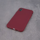 Silikoninis dėklasSamsung Galaxy S21 FE bordo spalvos