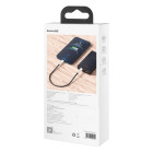 "Baseus" kabelis "Cafule Metal PD" USB-C - "Lightning" 0,25 m juodas 20W