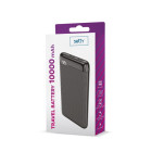 "Setty" maitinimo bankas 10000 mAh LCD SPBL-10 juodas