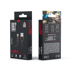 "Maxlife MXUC-01" USB - USB-C kabelis 1,0 m 2A juodas nailonas