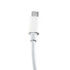 "Maxlife MXUC-05" kabelis USB-C - USB-C 2,0 m 100W baltas