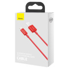 "Baseus" kabelis "Superior USB - Lightning" 1,0 m 2,4A raudonas