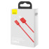 "Baseus" kabelis "Superior USB - Lightning" 1,0 m 2,4A raudonas