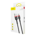 "Baseus" kabelis Cafule USB - USB-C 1,0 m 3A raudonai juodas