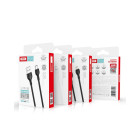 XO kabelis NB200 USB - USB-C 2,0 m 2,1A baltas