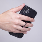 "Defender Slide" dėklas "Motorola Moto E13", juodos spalvos