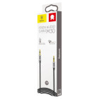 "Baseus" garso kabelis Yiven M30 jack 3,5 mm - jack 3,5 mm 1,5 m sidabriškai juodas