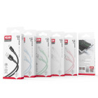 XO kabelis NB212 USB - microUSB 1,0 m 2,1A žalias