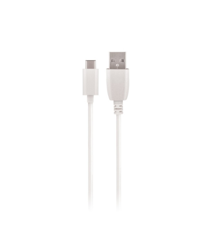 "Maxlife MXTC-01" įkroviklis 1x USB 2,1A baltos spalvos + USB-C laidas