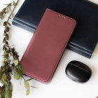 Išmanusis magnetinis dėklas "Samsung Galaxy A14 4G / A14 5G bordo spalvos