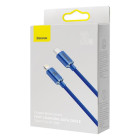 "Baseus" kabelis "Crystal Shine" USB-C - "Lightning" 1,2 m 20W mėlynas
