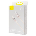 "Baseus" laidas "Crystal Shine" USB - "Lightning" 2,0 m 2,4A rožinis