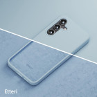 "Etteri" silikoninis dėklas "Samsung Galaxy S25", šviesiai mėlynas