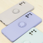 "Samsung Galaxy A56 5G" dėklas su pirštų laikikliu, skirtas "Samsung Galaxy A56 5G", šviesiai violetinės spalvos