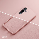 "Etteri" silikoninis dėklas "Samsung Galaxy A16 4G A16 5G" šviesiai rožinės spalvos