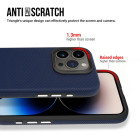 "Vmax" trikampio formos dėklas, skirtas "Samsung Galaxy A16 4G A16 5G M16 5G", tamsiai mėlynas