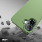 "Etteri" silikoninis dėklas iPhone 16 6,1 šviesiai žalias