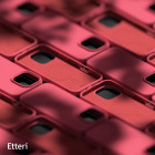 "Etteri" silikoninis magnetinis dėklas "iPhone 16 Pro" 6.3 avietinis