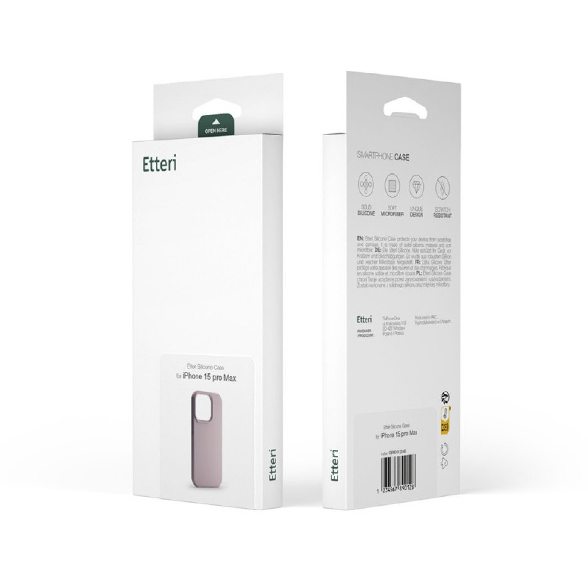 Etteri Silikoninis dėklas Samsung Galaxy A35 5G šviesiai rožinės spalvos