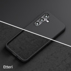 "Etteri" silikoninis dėklas "Samsung Galaxy S24 Plus", juodos spalvos