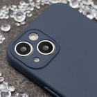 Silikoninis dėklas "Samsung Galaxy S24 FE" tamsiai mėlynas
